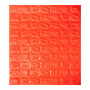 Самоклейка декоративна 3D панель під темно-рожеву цеглу 700х770х7 мм Bena (6-7)