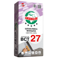 Шпаклевка финишная ANSERGLOB BCT 27, 20 кг Светло-серая 