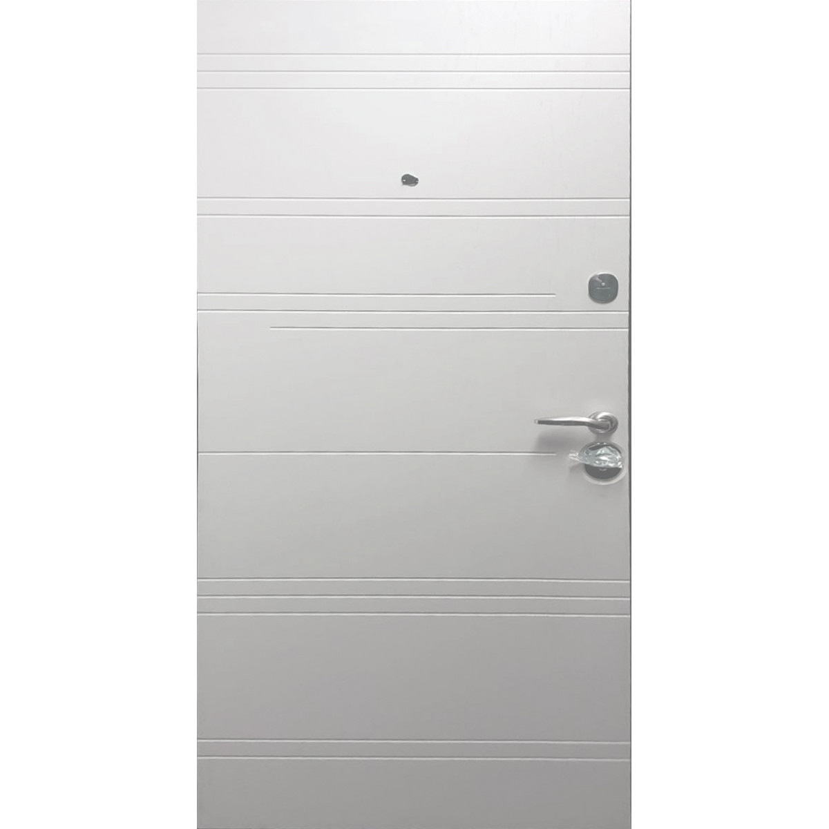 Входная бронированная дверь Кассандра квартира серия Премиум+ Bena 870х2060 мм, Венге серый горизонт/Светло-серый