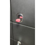 Входная бронированная дверь Неон улица серия Премиум+ Bena 870х2060 мм, Антрацит