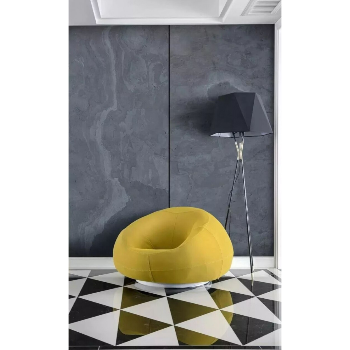 Натуральний гнучкий камінь для інтер'єру та фасадів EBONY VEIN