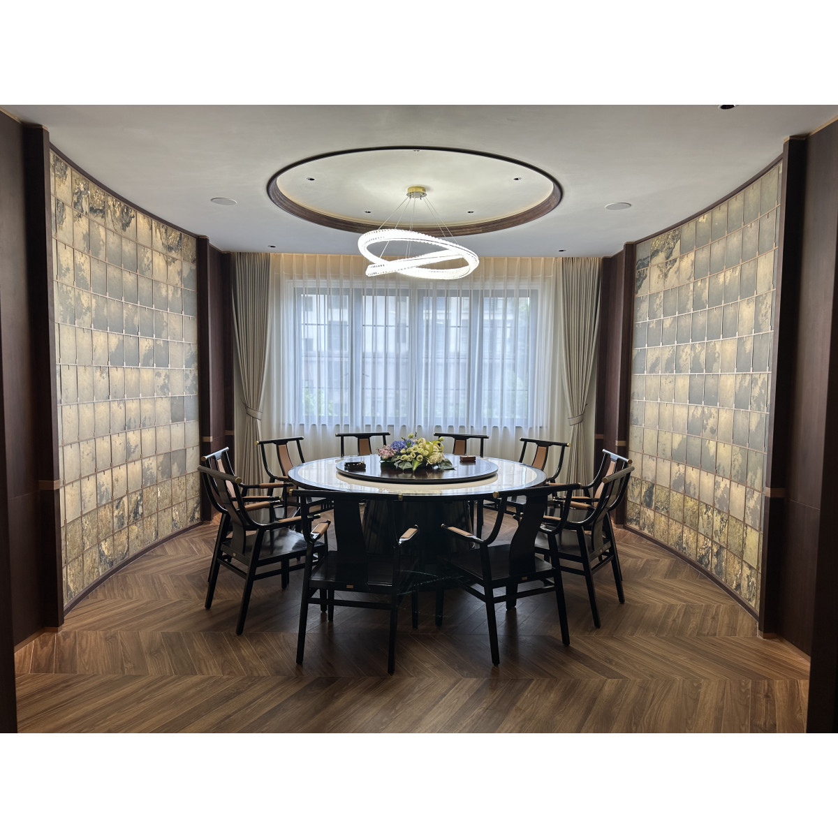 Натуральный гибкий камень для интерьера и фасадов BROWN STORM