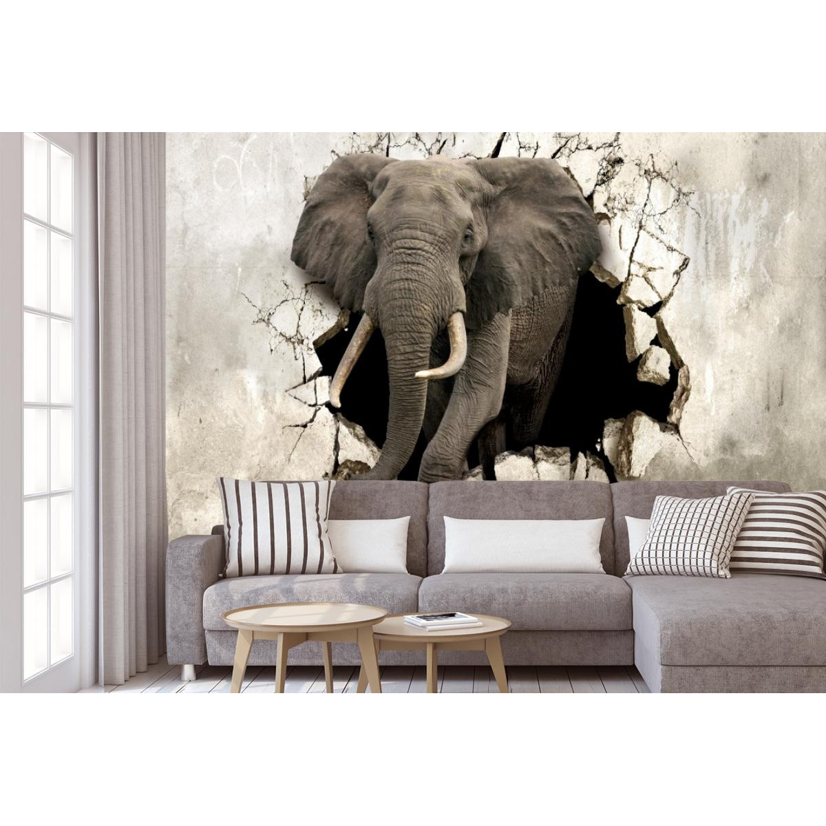 Фотошпалери 3Д африканський слон