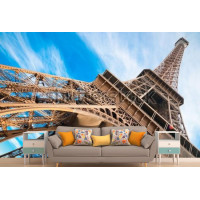Фотообои Эйфелева башня вид снизу