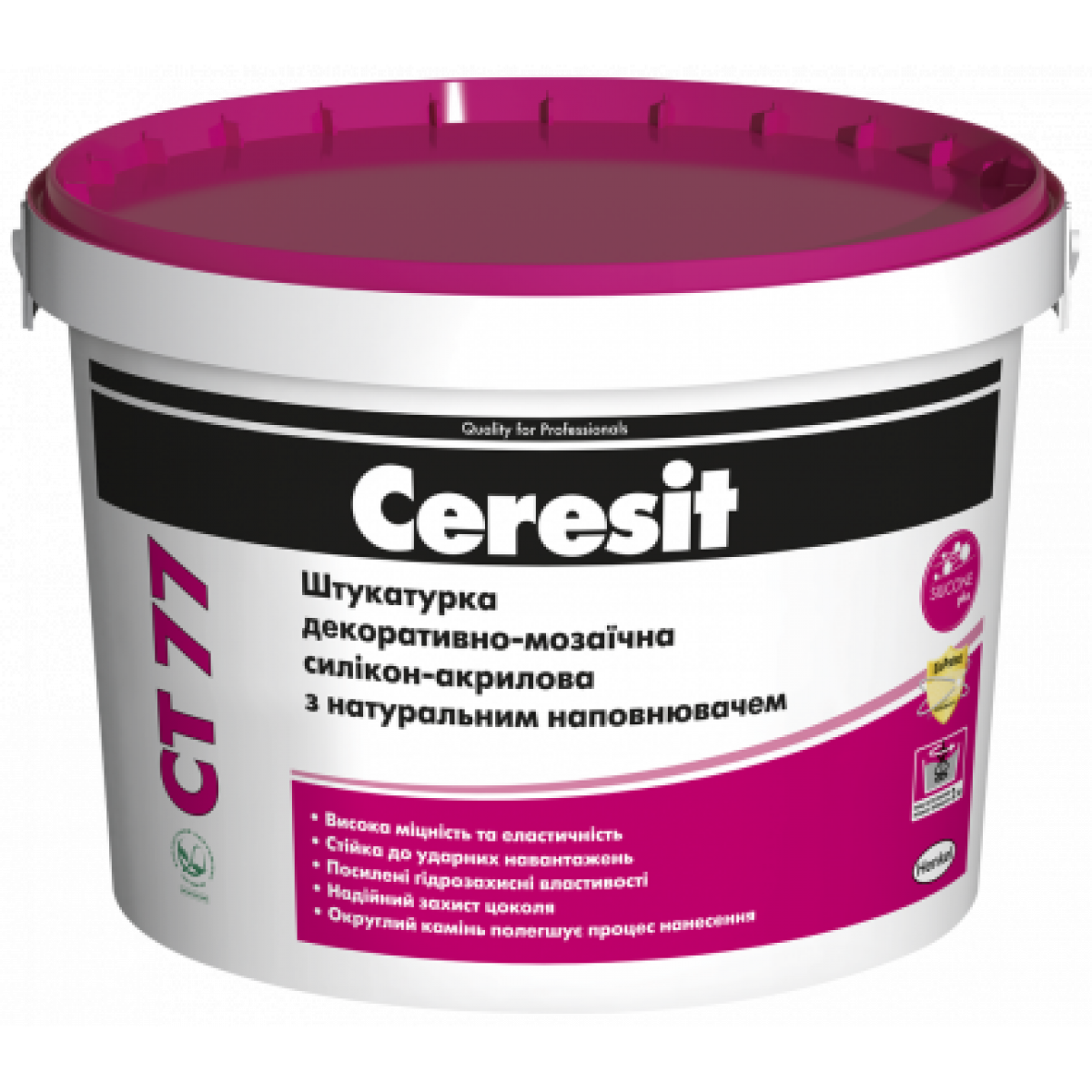 Штукатурка Ceresit CT-77 01D Декоративно-мозаичная полимерная 14 кг