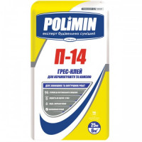 Клей для плитки Polimin П-14 ГРЕС 25 кг