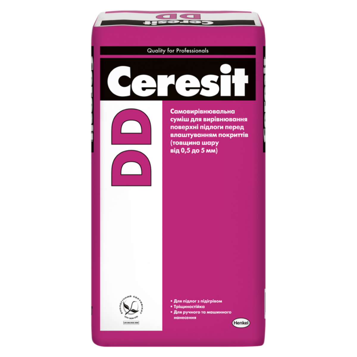 Смесь для выравнивания пола CERESIT DD 25 кг