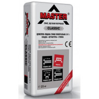 Суміш для вирівнювання поверхонь MASTER CLASIK 3 в 1 25 кг