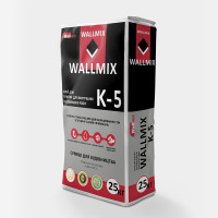 Клей для плитки для внутрішніх і зовнішніх робіт K-5 Wallmix 25 кг