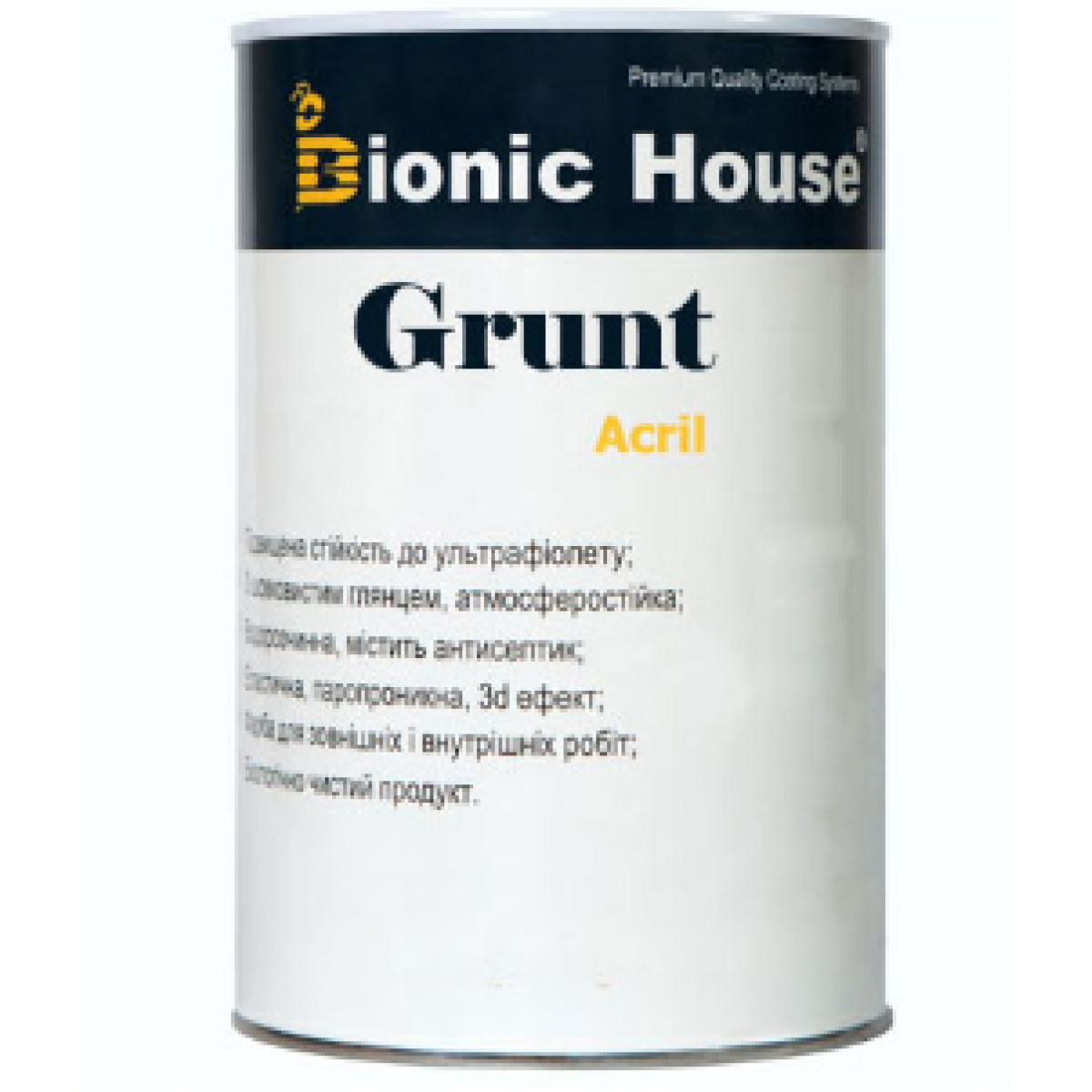 Грунт-лак акриловый Bionic House Grunt Acril 1 л