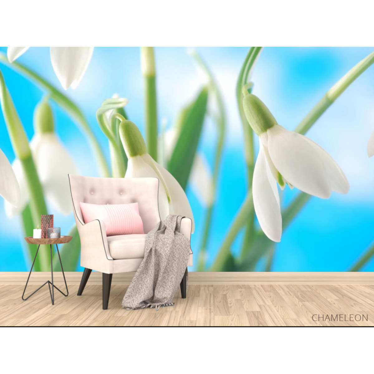 Фотообои подснежники