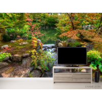 Фотошпалери Водоспад, озерце