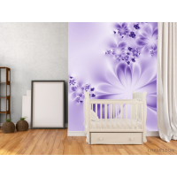 Фотообои Цветы на шелке