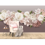 Фотообои Пионы и розы