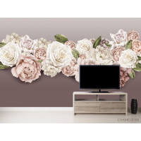 Фотошпалери Півонії та троянди