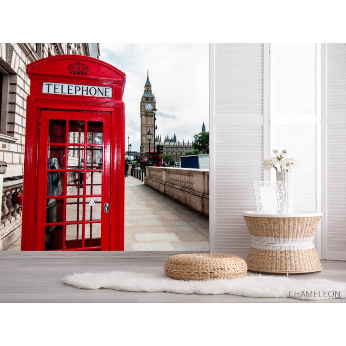 Фотообои Телефонная будка, Лондон