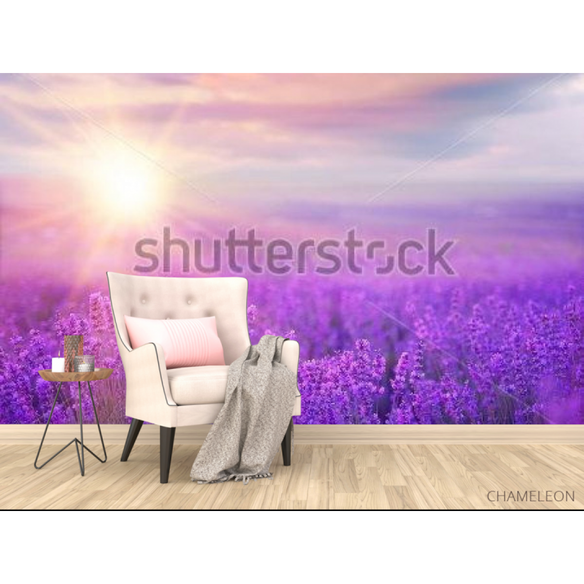 Фотообои Лаванда, закат