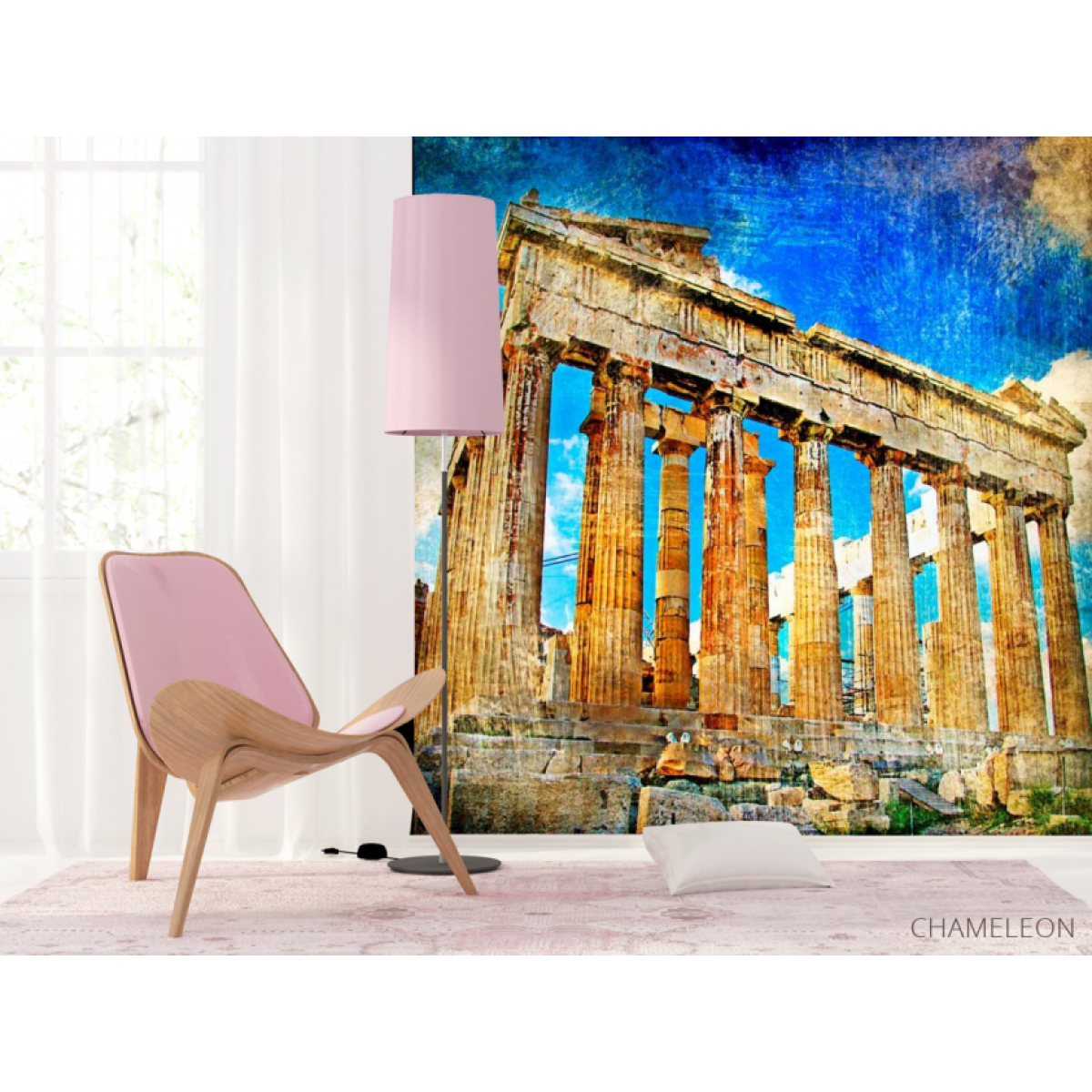 Фотошпалери Храм Афіни, Греція
