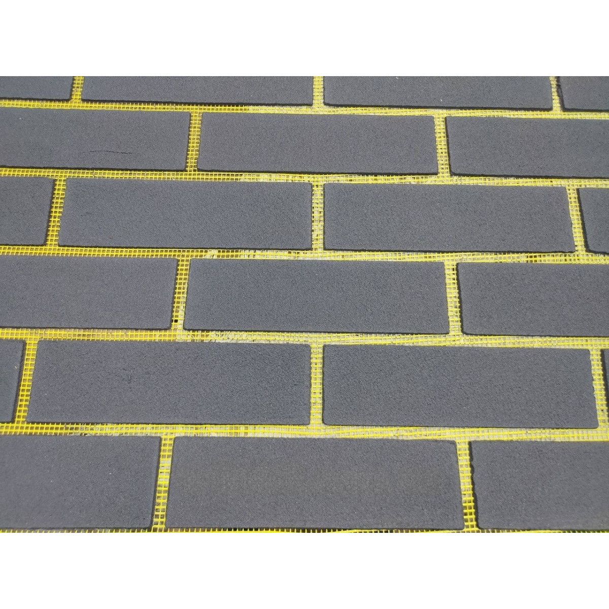 Гибкий кирпич (клинкер) на сетке с защитной пленкой МК-14 FLEXIBLE BRICK