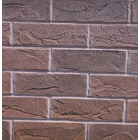 Гибкий кирпич (клинкер) на сетке для фасада с защиной пленкой МК-6768М