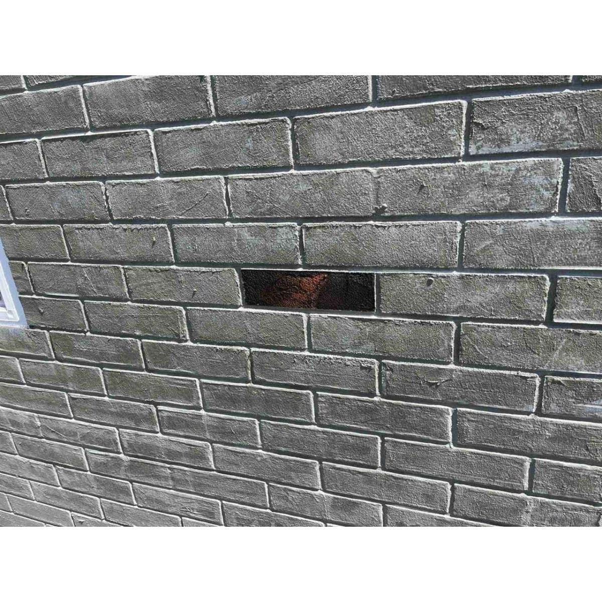 Гибкий кирпич (гибкий клинкер) на сетке с защитной пленкой  МК-107069