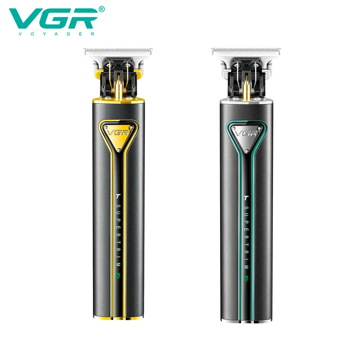 Триммер мужской для бороды и стрижки на аккумуляторе VGR V-009 нержавеющий