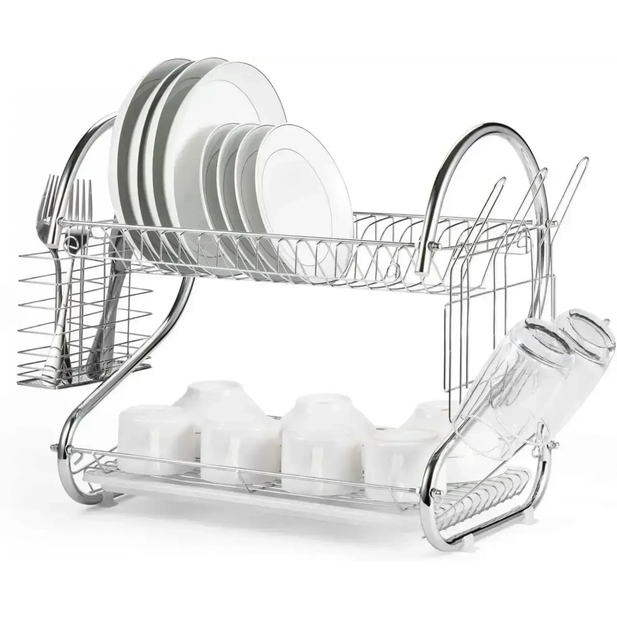 УЦЕНКА! Органайзер для сушки посуды и кухонных приборов Wet Dish Organiser (Плохая упаковка 1166)